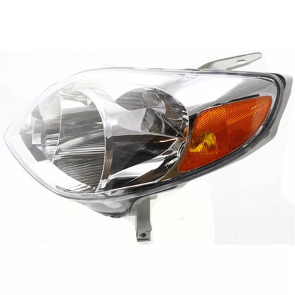 Fits 2003-2008 Toyota Matrix Set Headlight Assembly - Left Right Side Halogen