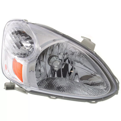 Fits 2003 2004 2005 Toyota Echo Set Headlight Assembly - Left Right Side Halogen With Bulb