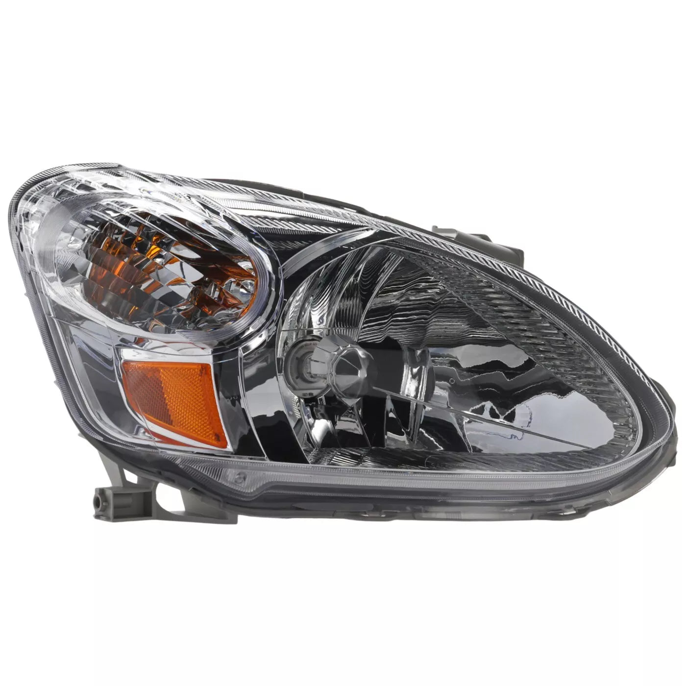 Fits 2003 2004 2005 Toyota Echo Set Headlight Assembly - Left Right Side Halogen With Bulb