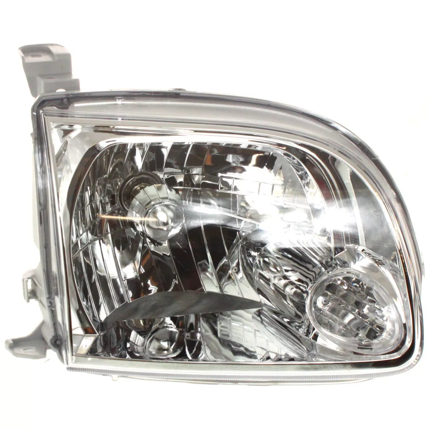 Fits 2005-2006 Toyota Tundra: Set of Headlight Assembly and Turn Signal Lights - Halogen, Includes Bulbs for Left and Right Sides