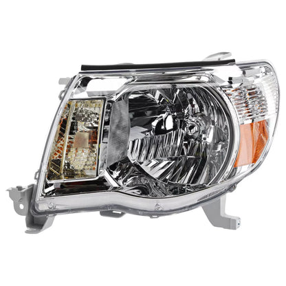 Fits 2005-2011 Toyota Tacoma Set Headlight Assembly - Left Right Side Halogen