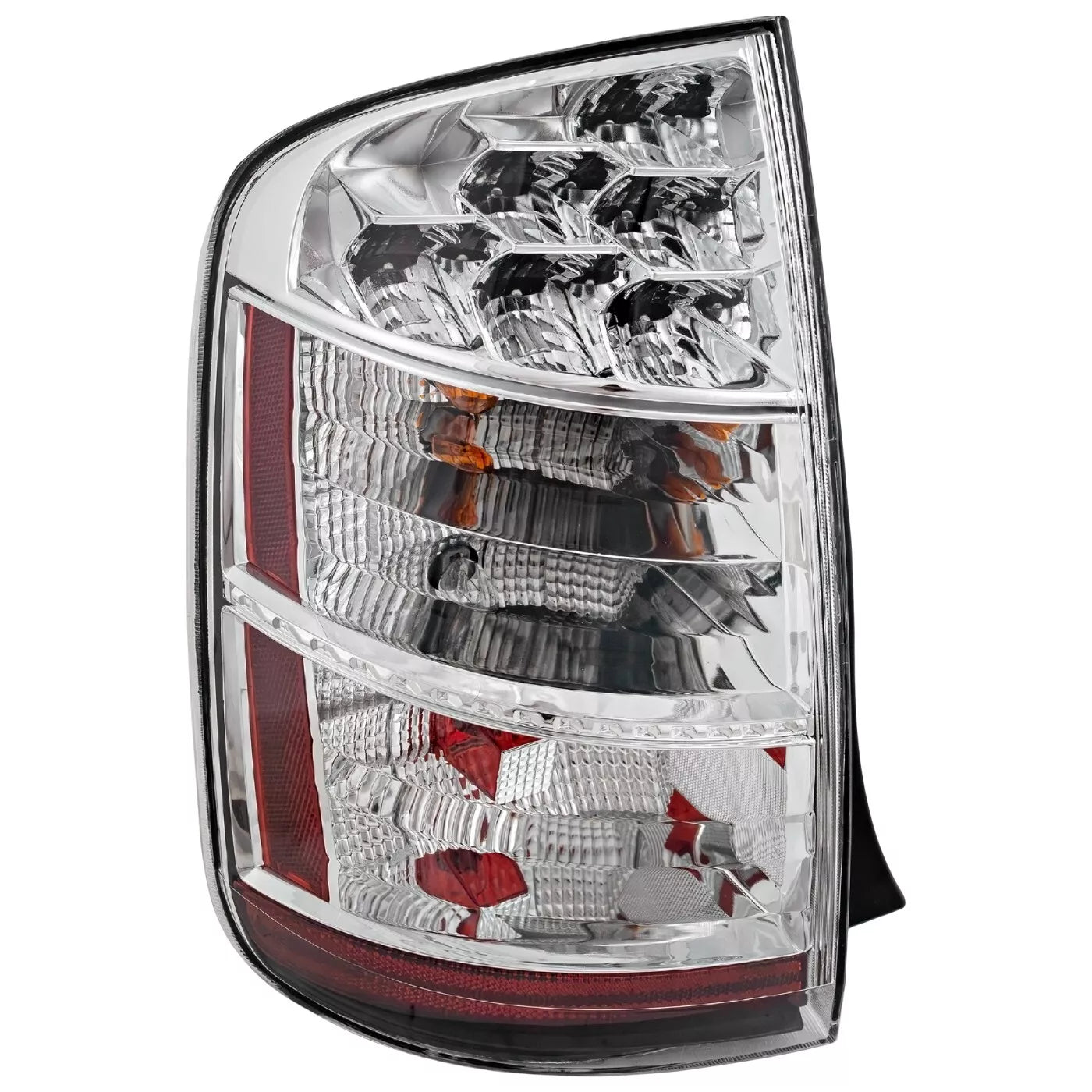 Compatible with 2006-2009 Toyota Prius: Tail Light - Driver Side Assembly Halogen with Bulb(s)