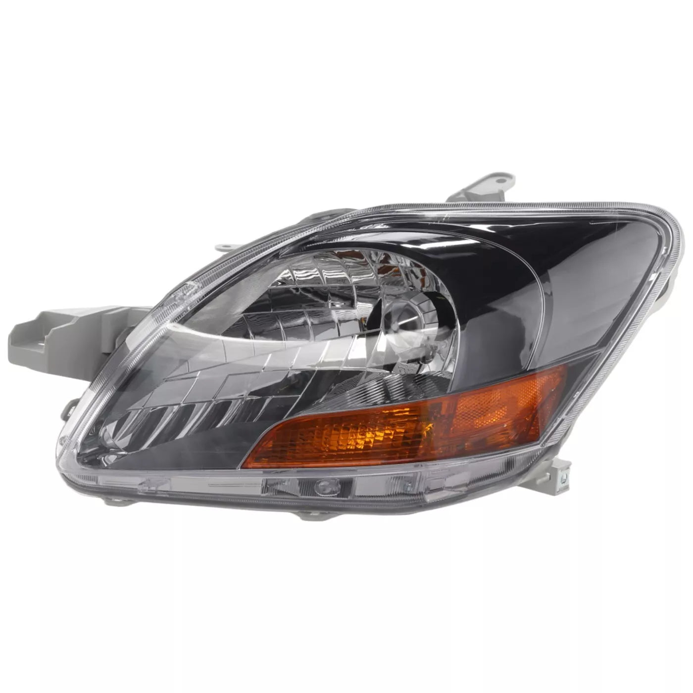 Compatible with 2007-2011 Toyota Yaris Sedan: Headlight - Halogen Left Side with Sport Package