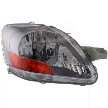 Fits 2007-2011 Toyota Yaris Sedan Sport Package Set Headlight Assembly - Left Right Side Halogen