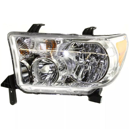 Fits 2007-2013 Toyota Tundra Set Headlight Assembly - Left Right Side Halogen With Bulb