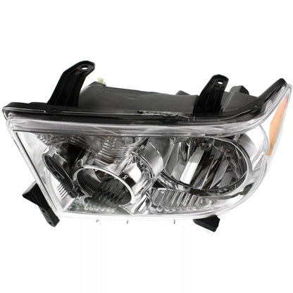 Fits 2007-2013 Toyota Tundra Set Headlight Assembly - Left Right Side Halogen With Bulb