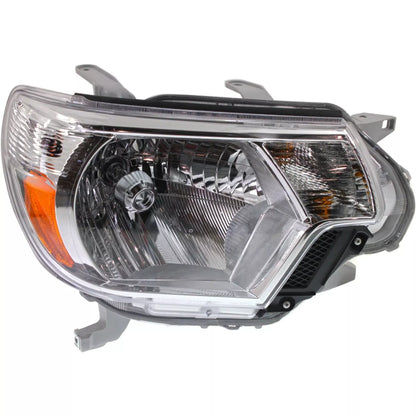 Fits 2012-2015 Toyota Tacoma Set Headlight Assembly - Left Right Side Halogen W/Bulb