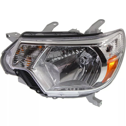 Fits 2012-2015 Toyota Tacoma Set Headlight Assembly - Left Right Side Halogen W/Bulb