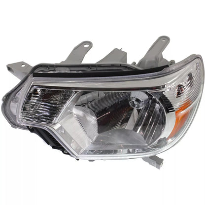 Fits 2012-2015 Toyota Tacoma Set Headlight Assembly - Left Right Side Halogen W/Bulb