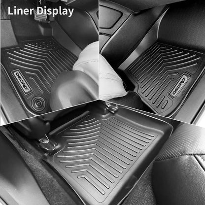 Fits for 2016-2023 Chevrolet Camaro All-Weather Unique TPE Floor Mats Liners