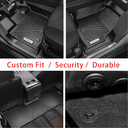 Floor Mat Liners for 2012-2018 Ram 1500 & 2019-2023 Classic Quad Cab All-Weather Anti-Slip