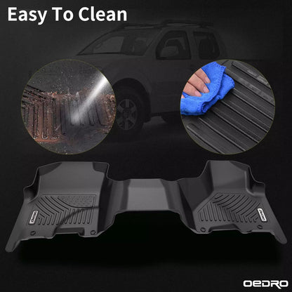 Floor Mat Liners for 2013-2018 Dodge Ram 1500, 2500, 3500 Crew Cab All-Weather