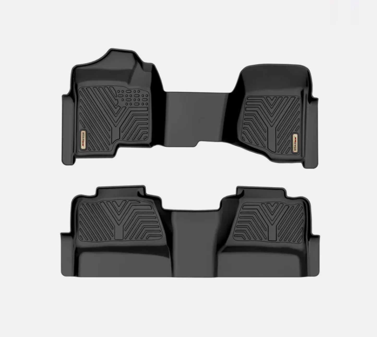 Floor Mats for 2007-2013 Silverado GMC Sierra 1500 2500HD 3500HD Crew Cab Bench Seat