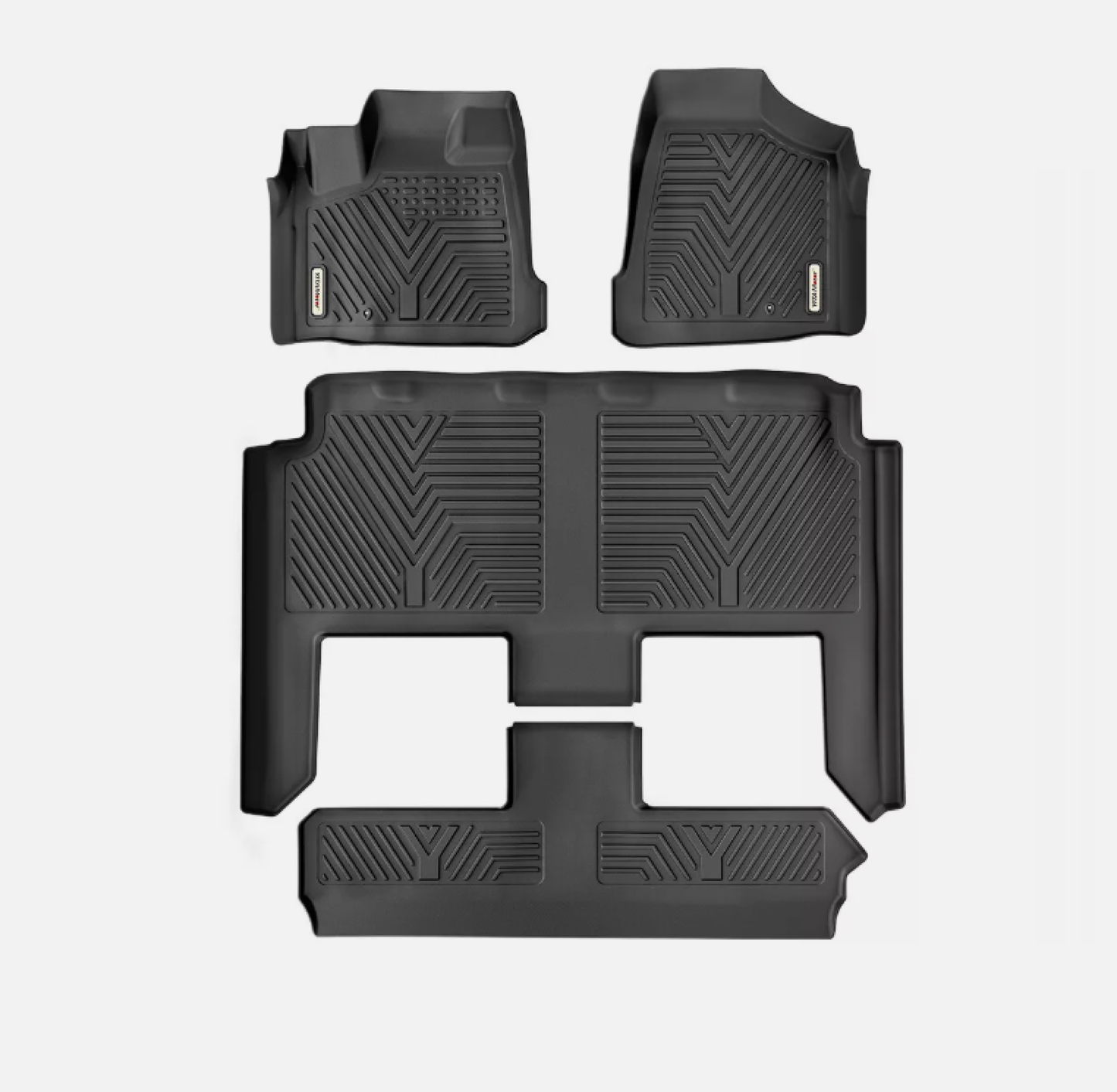 Floor Mats for 2008-2020 Dodge Grand Caravan 4PCS All-Weather Front & Rear Liner