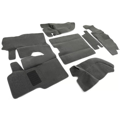 For TJ Jeep Wrangler 1997-2006 Full Set Carpet Kit Floor Mat GRAY 6 Piece