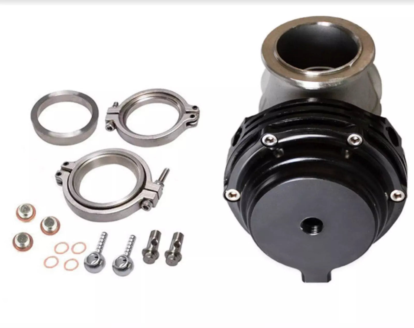 High-Quality TiAL 38mm External Wastegate MVS + V-Band Flange Turbocharger