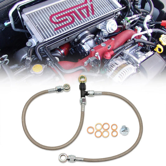 Stock Location Turbo Oil Feed & AVCS Line, Fits Subaru WRX 2006-2014 - STi 2004-2021