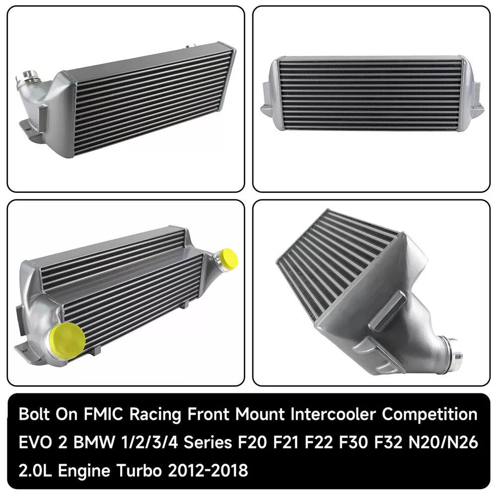 Intercooler + Piping Kit for EVO2 BMW 1 2 3 4 Series including models like 228i 320i 328i 128i and 420i