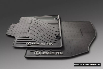 Lexus RX350 RX450H (2013-2015) All-Weather Floor Mats OEM 4-Piece Set Black PT908-48130-20