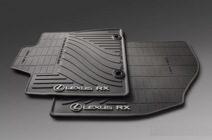 Lexus RX350 RX450H (2013-2015) All-Weather Floor Mats OEM 4-Piece Set Black PT908-48130-20