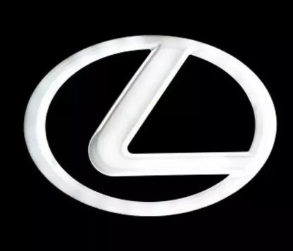 Lexus White 4D LED Emblems Logo 125mm for LS270 RX450h CT200 EX250 IS250 IS350 ISF