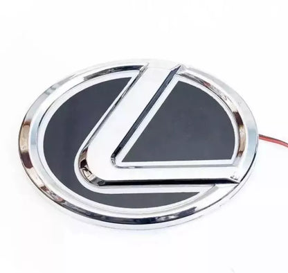 Lexus White 4D LED Emblems Logo 125mm for LS270 RX450h CT200 EX250 IS250 IS350 ISF