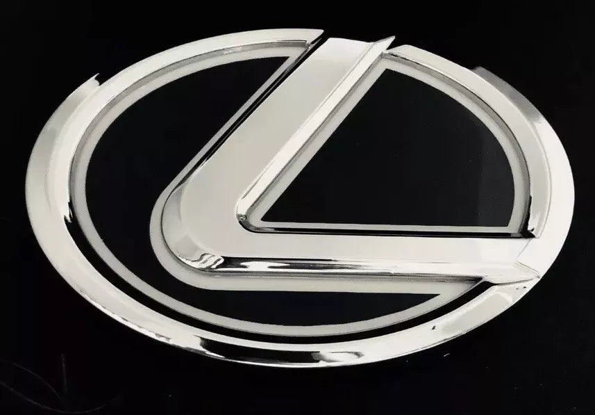 Lexus White LED Emblems Logo 125mm for LS270 RX450h CT200 EX250 IS250 IS350 ISF