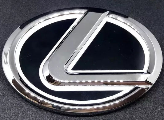 Lexus White LED Logo 125mm for 2006-2013 IS250 & IS350, 2008-2014 ISF Emblems