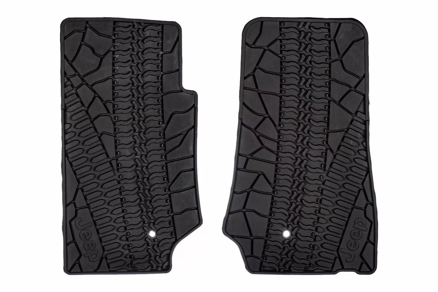 MOPAR Genuine OEM Front Floor Mats Set for 2007-2013 Jeep Wrangler 2-Door