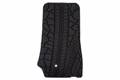 MOPAR Genuine OEM Front Floor Mats Set for 2007-2013 Jeep Wrangler 2-Door