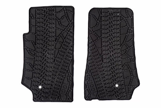 MOPAR Genuine OEM Front Floor Mats Set for 2007-2013 Jeep Wrangler 2-Door