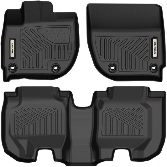 OEDRO 3D Molded TPE Floor Mat Liners for 2016-2022 Honda HR-V Black