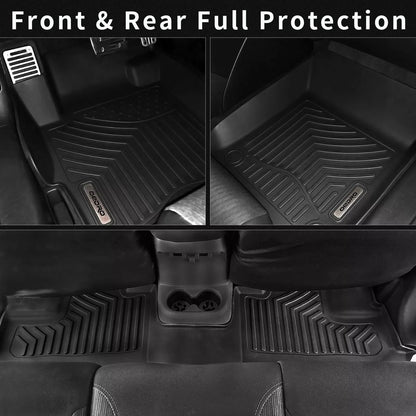 OEDRO 3D Molded TPE Floor Mat Liners for 2016-2022 Honda HR-V Black