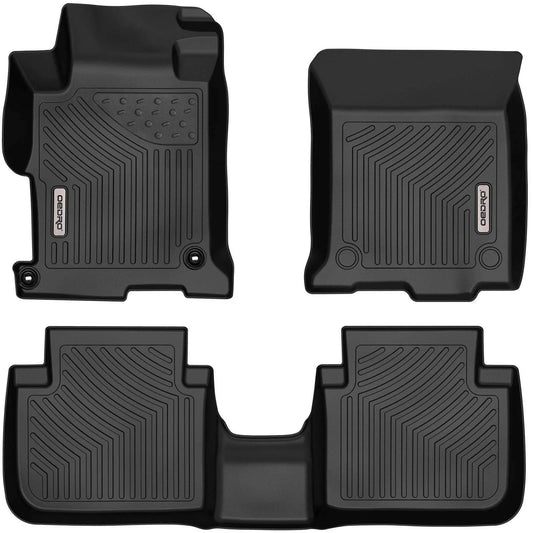 OEDRO All-Weather TPE Floor Mat Liners for 2013-2017 Honda Accord Sedans, Black