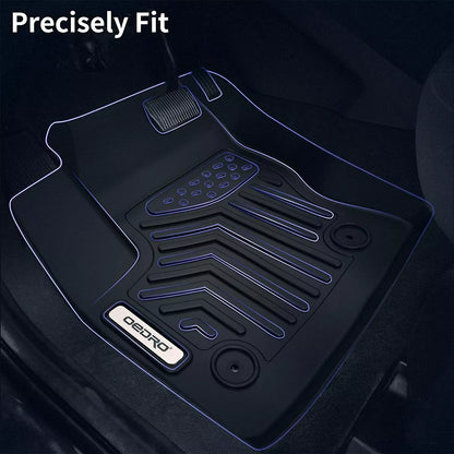 OEDRO Floor Mats TPE Fit for 2012-2016 Ford F-250/F-350/F-450 SuperCrew/Crew Cab