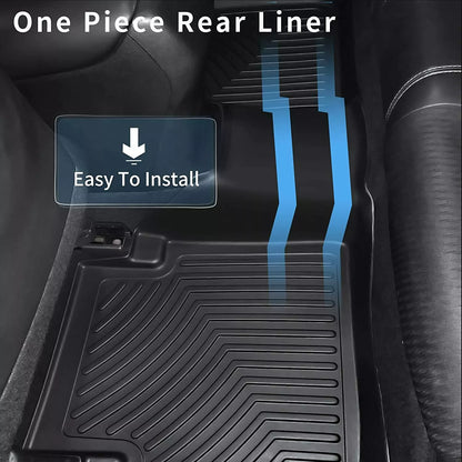 OEDRO Floor Mats TPE Fit for 2012-2016 Ford F-250/F-350/F-450 SuperCrew/Crew Cab