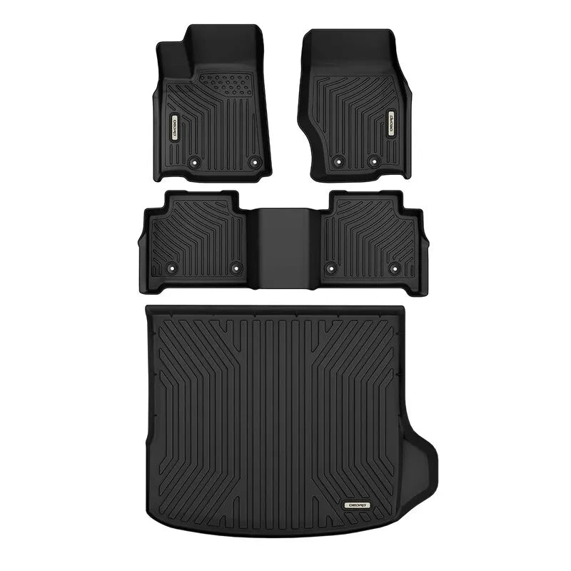 OEDRO Floor Mats + Trunk Cargo Liner for 2022-2024 Jeep Grand Cherokee All-Weather