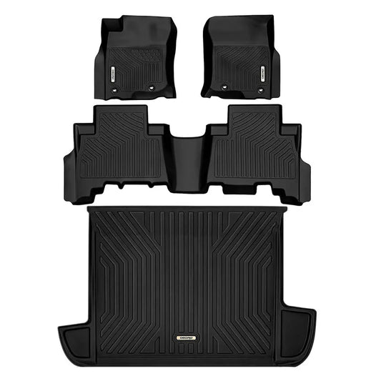 OEDRO Floor Mats and Rear Cargo Liners for 2013-2024 Toyota 4Runner TPE