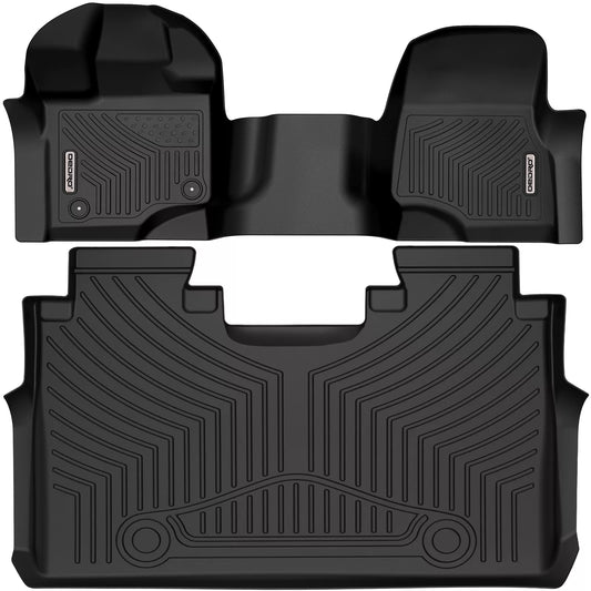 OEDRO TPE Rubber Floor Mats Liners for 2015-2024 Ford F150 F-150 Super Crew Cab