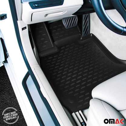 OMAC All-Weather Floor Mats Liner for 2007-2013 Toyota Tundra Double Cab/CrewMax