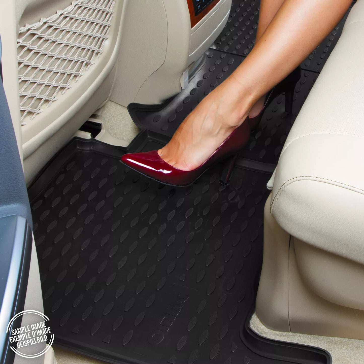 OMAC All-Weather Floor Mats Liner for 2007-2013 Toyota Tundra Double Cab/CrewMax