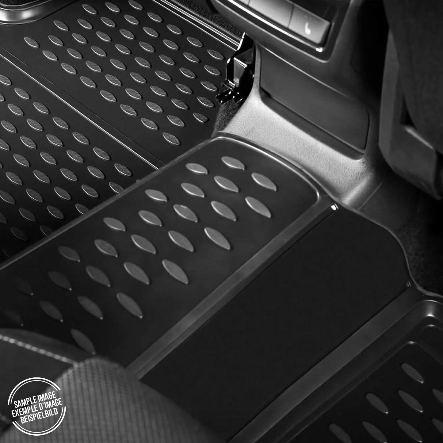 OMAC All-Weather Floor Mats Liner for 2007-2013 Toyota Tundra Double Cab/CrewMax