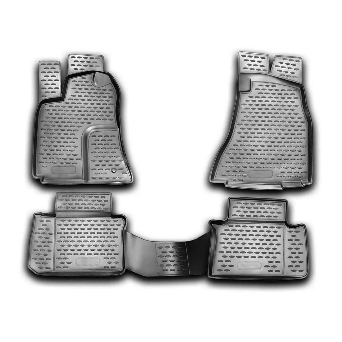 OMAC Floor Mats Liner for Chrysler 300 300C 2005-2010 Black TPE All-Weather 4x