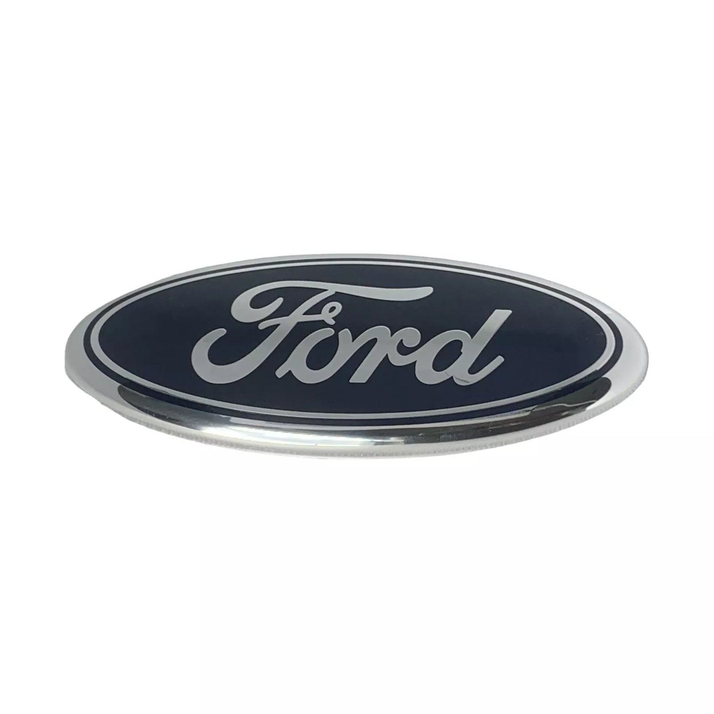 Premium Logo 7" Emblem: Blue Oval Chrome Logo for Ford Grille