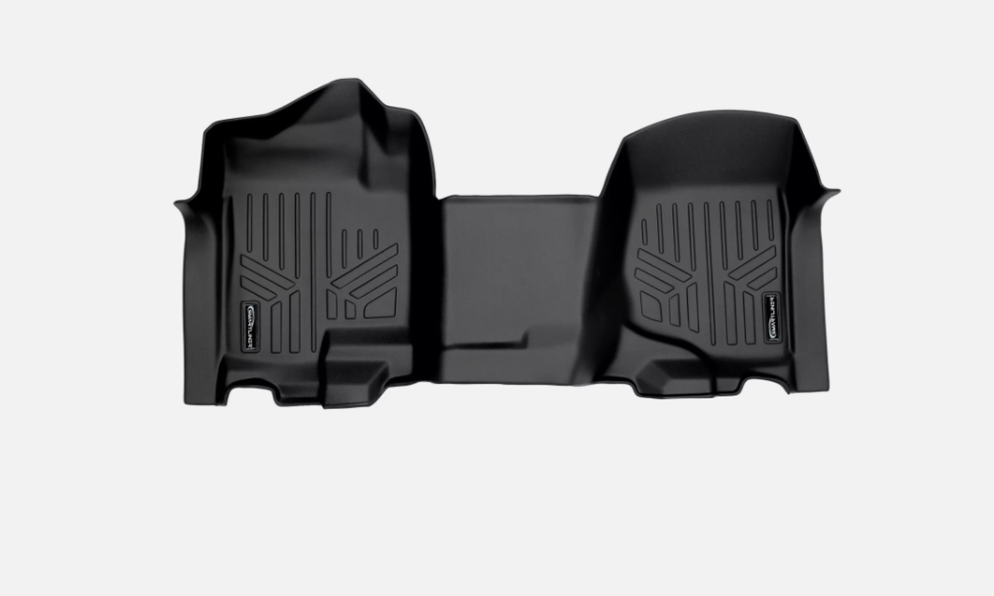 SMARTLINER Custom Fit Floor Mats 1st Row Liner for 2007-2013 Silverado GMC Sierra