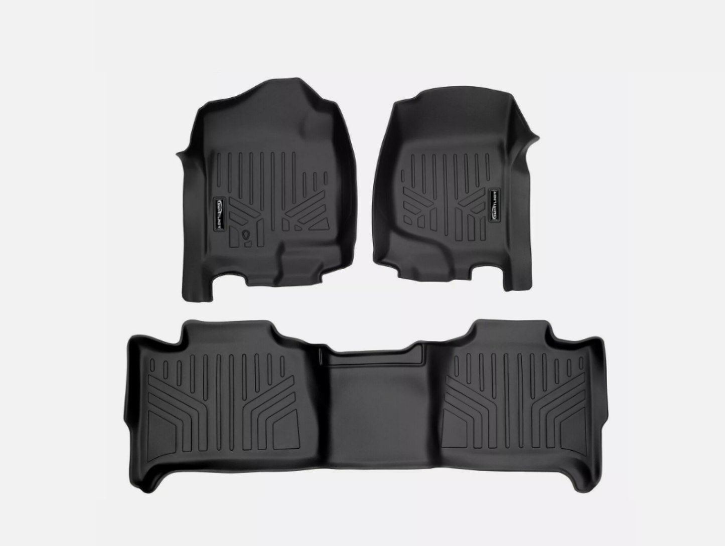 SMARTLINER Custom Fit Floor Mats 2 Rows 2007-2014 Tahoe/Yukon/Suburban/Yukon XL