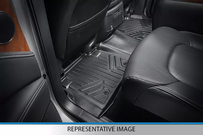 SMARTLINER Custom Fit Floor Mats 3 Row Liner Black for 2015-19 Suburban/Yukon XL