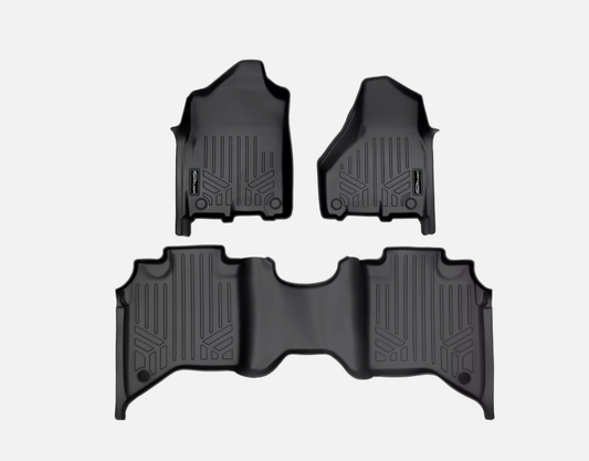 SMARTLINER Custom Floor Mats Liners Set for 2019-2024 Ram 2500/3500 Crew Cab