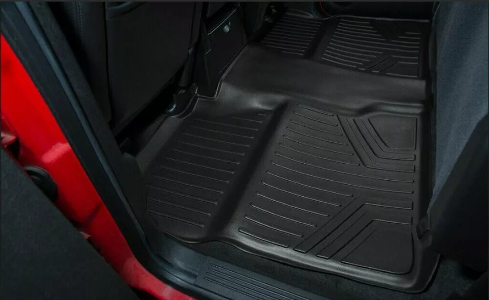 SMARTLINER Floor Mats Liner for 2007-2013 Silverado/Sierra 1500 and 2007-2014 2500/3500