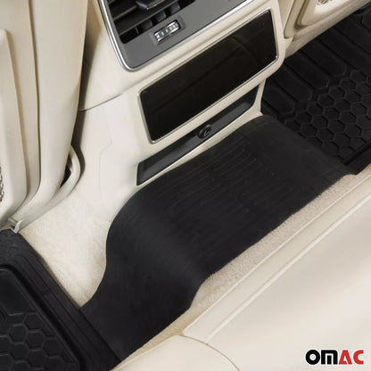 Semi-Custom Fit Floor Mats Liner All Weather for Kia Sorento Black Waterproof 5x